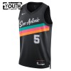 Camiseta Niños San Antonio Spurs Stephon Castle 2025-26 Nike City Edition Negro Swingman